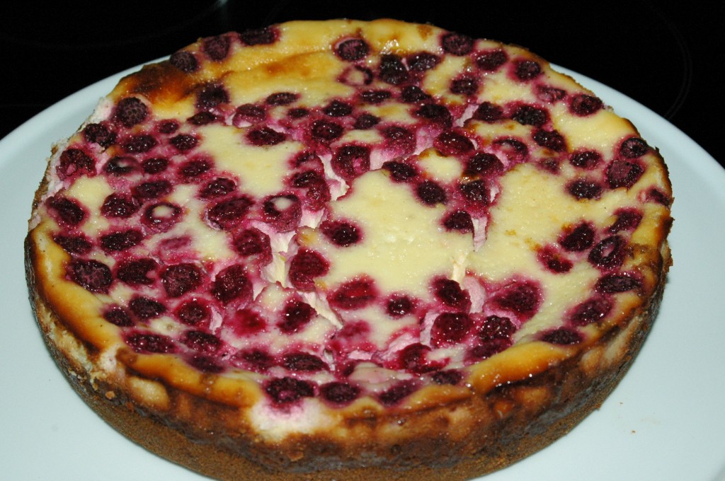 Cheesecake aux framboises - juillet 2009 132