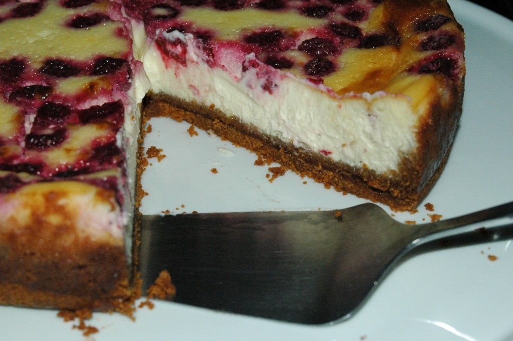 Cheese cake aux framboises - juillet 2009 134