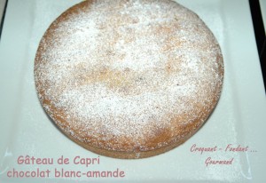 Gâteau de Capri chocolat blanc-amande -DSC_4740_13086