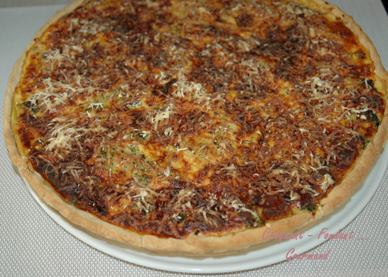 Tourte Au Brocoli. - Croquant Fondant Gourmand