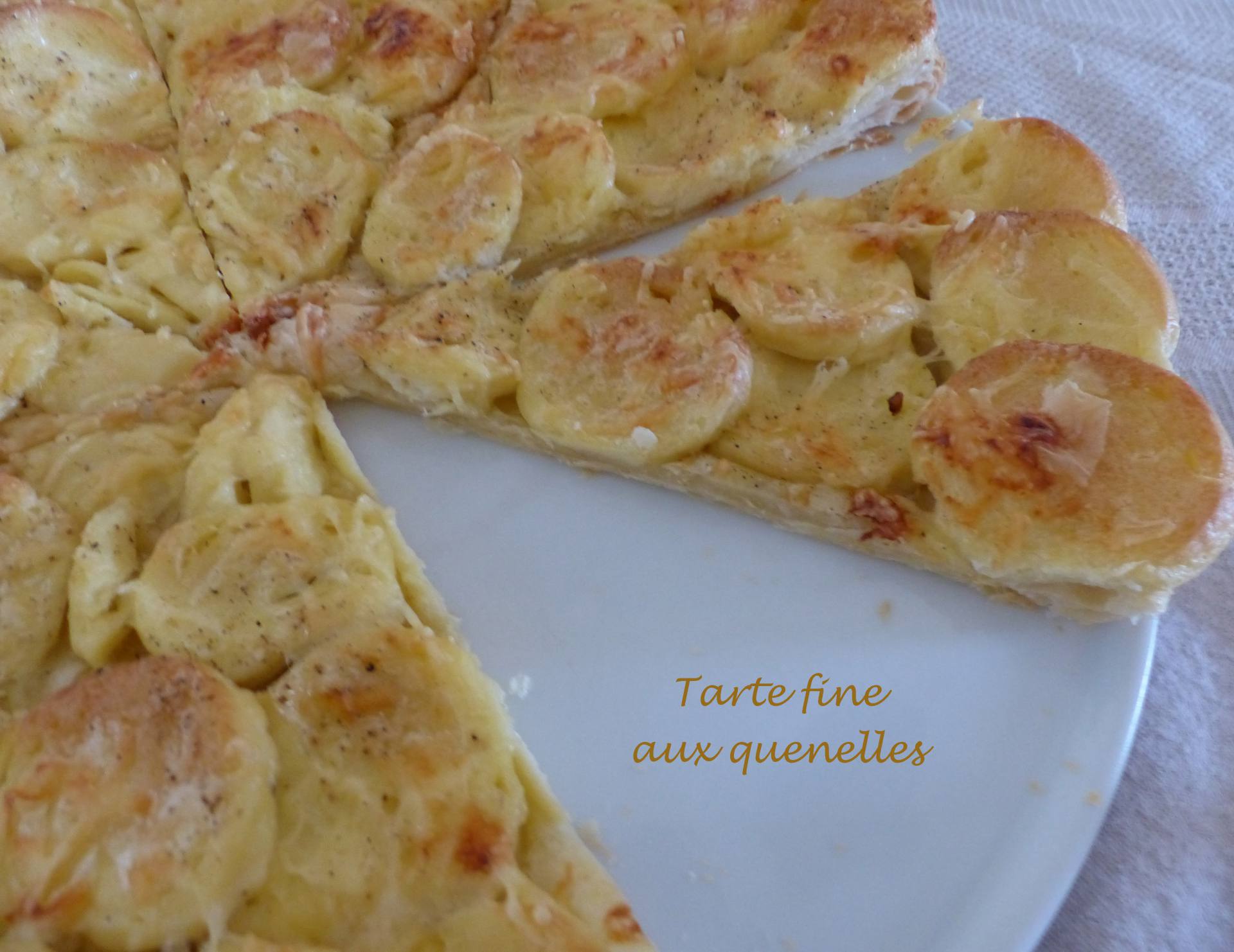 Tarte fine aux quenelles - P1190301 R