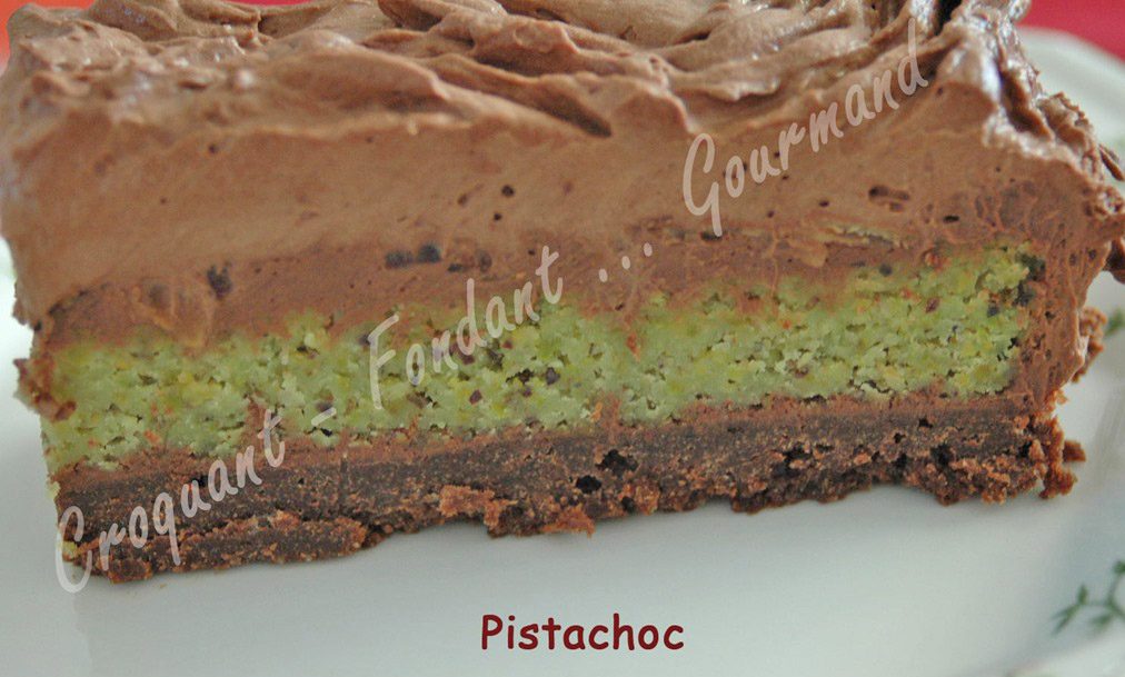 Gâteau chocolat et pistache - Les délices 31