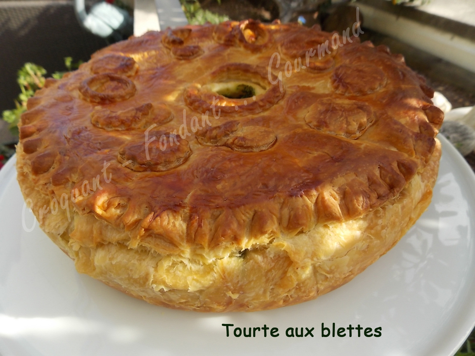 Tourte Blettes-pignons - Croquant Fondant Gourmand