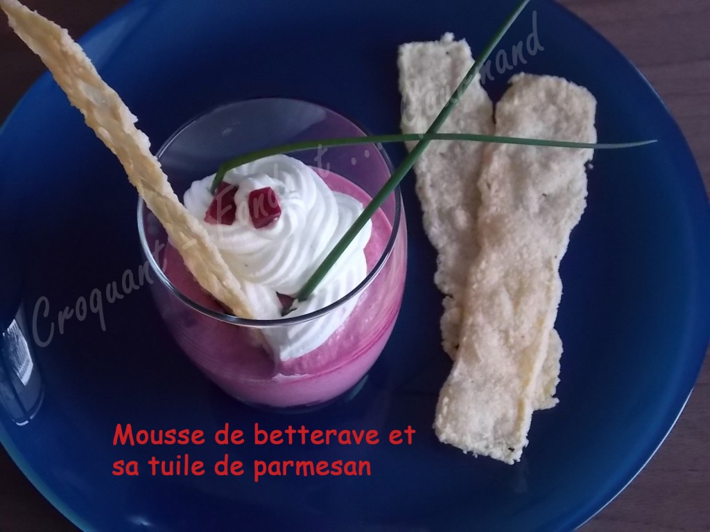 Mousse de betterave et sa tuile de parmesan DSCN1186_30747