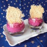 à vous de jouer plaisirs de la maison mousse de betterave et tuile de parmesan CIMG4130