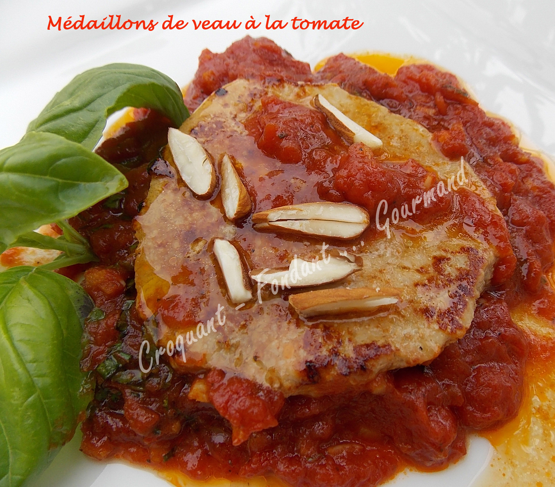 Médaillons de veau à la tomate DSCN7837