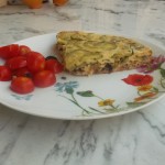 CLAFOUTIS COURGETTES THON  à vous de jouer Anne-Marie Do  (portion) 21.08.2015