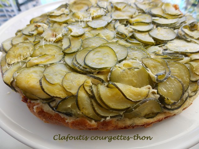 Clafoutis courgettes-thon DSCN9155