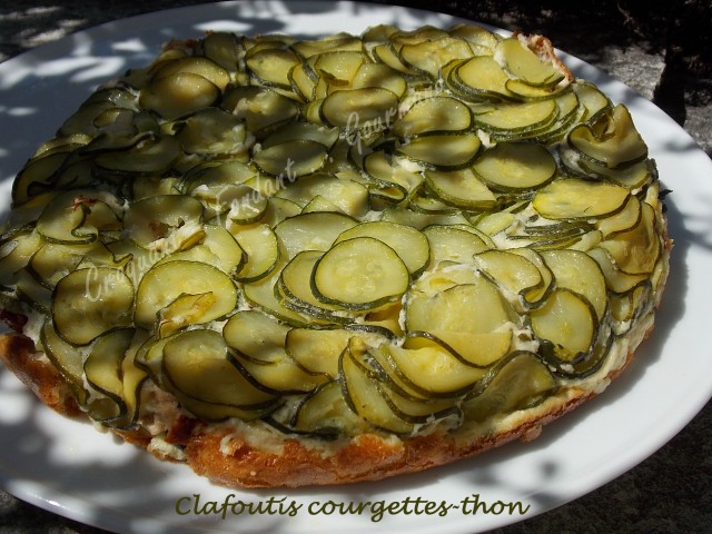 Clafoutis courgettes-thon DSCN9160