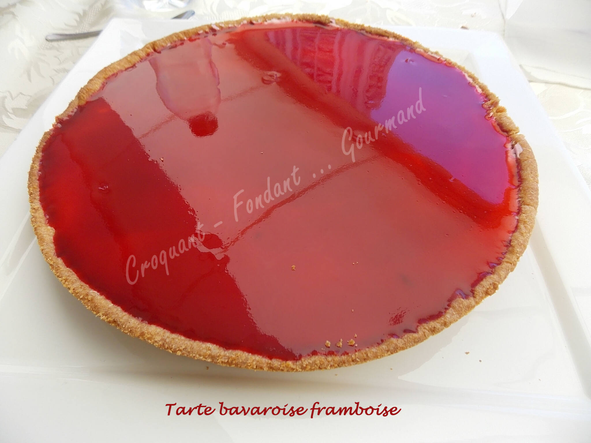 Tarte bavaroise framboise DSCN9064