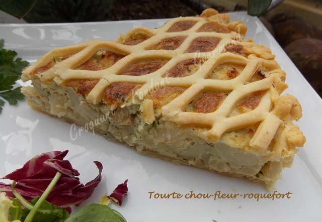 Tourte chou-fleur-roquefort DSCN1206