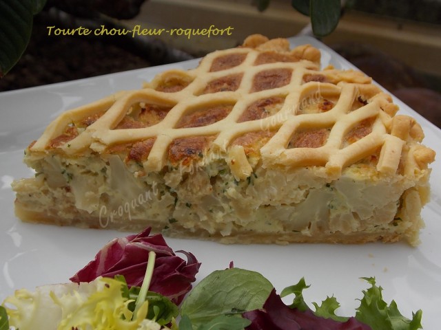 Tourte chou-fleur-roquefort DSCN1208