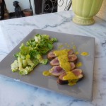 TOURNEDOS DE CANARD SAUCE AU MIEL  à vous de jouer Anne-Marie Do 02.06.2016