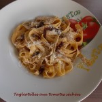 Tagliatelles aux tomates séchées DSCN4444