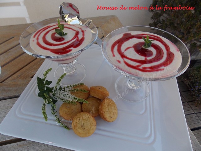 Mousse de melon à la framboise DSCN5628