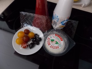 Pannacotta au chèvre et concassée de tomates DSCN5258