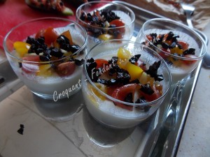 Pannacotta au chèvre et concassée de tomates DSCN5287