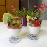 Pannacotta au chèvre et concassée de tomates à vous de jouer Renée Hartmann SDC11111