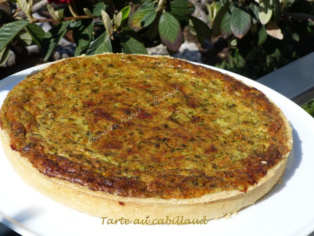 Tarte au cabillaud P1020261