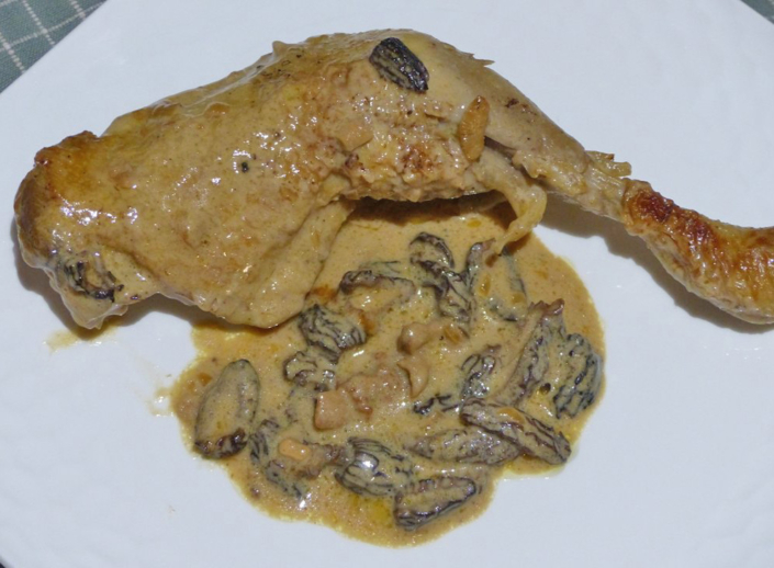 Poulet aux morilles et au vin d'Arbois P1070583 (Copy)