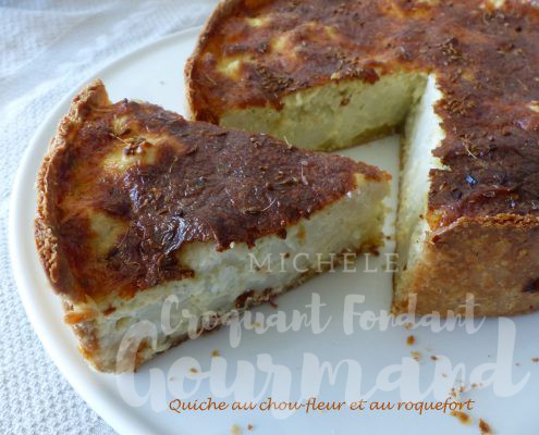 Quiche au chou-fleur et au roquefort P1080471 R