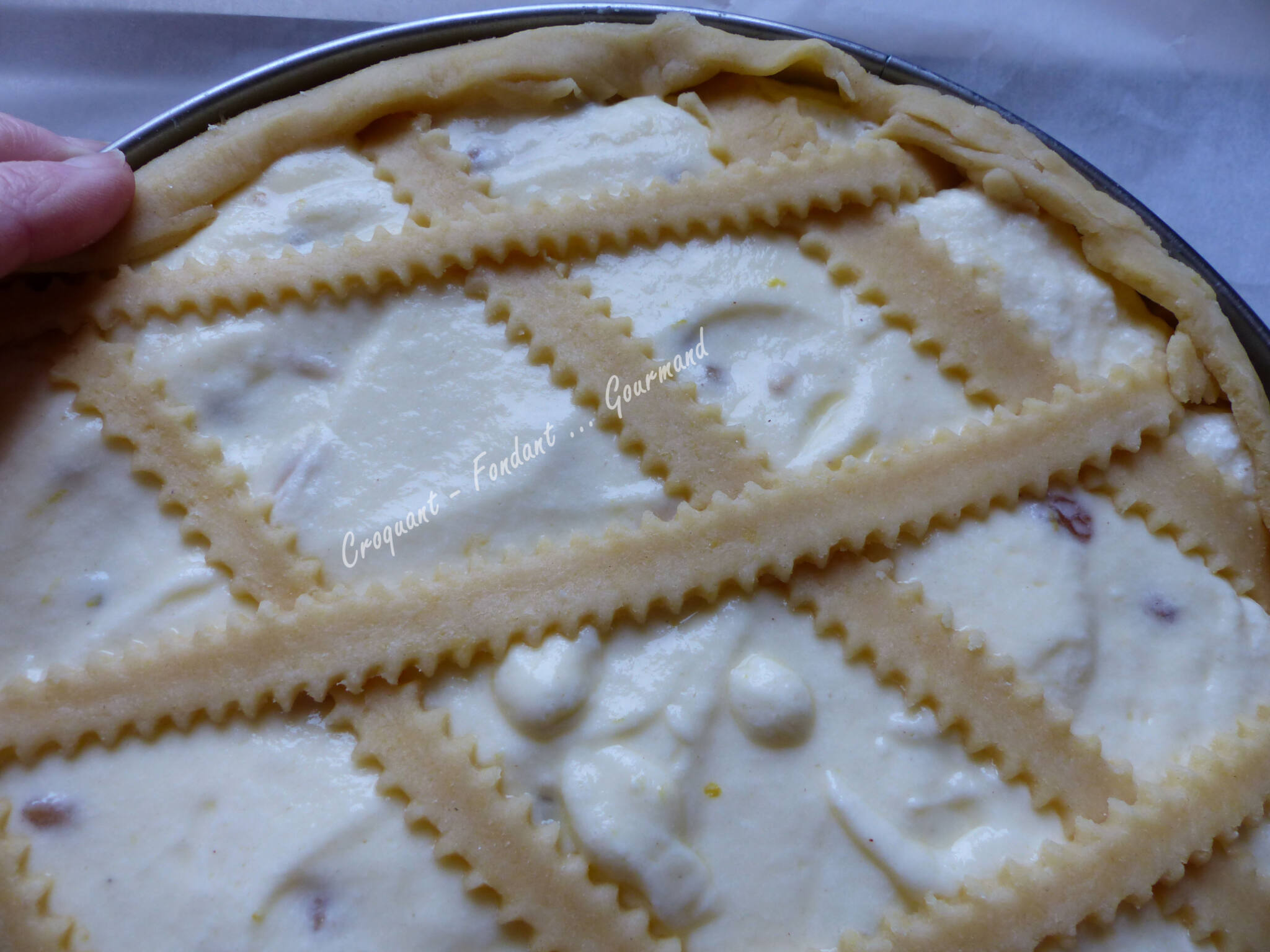 Tourte à La Ricotta - Croquant Fondant Gourmand