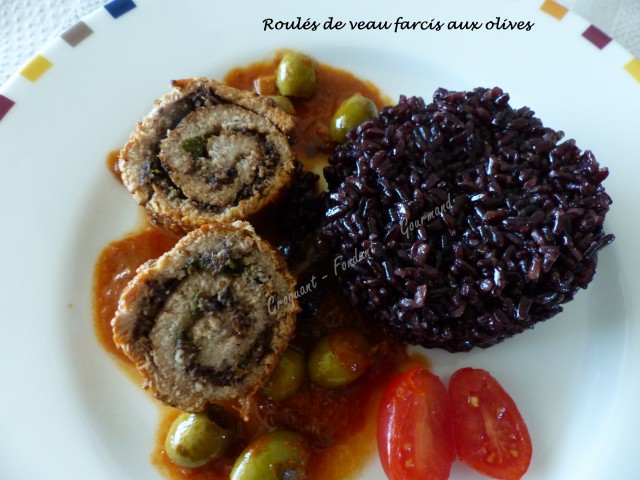 Roulés de veau farcis aux olives P1030036