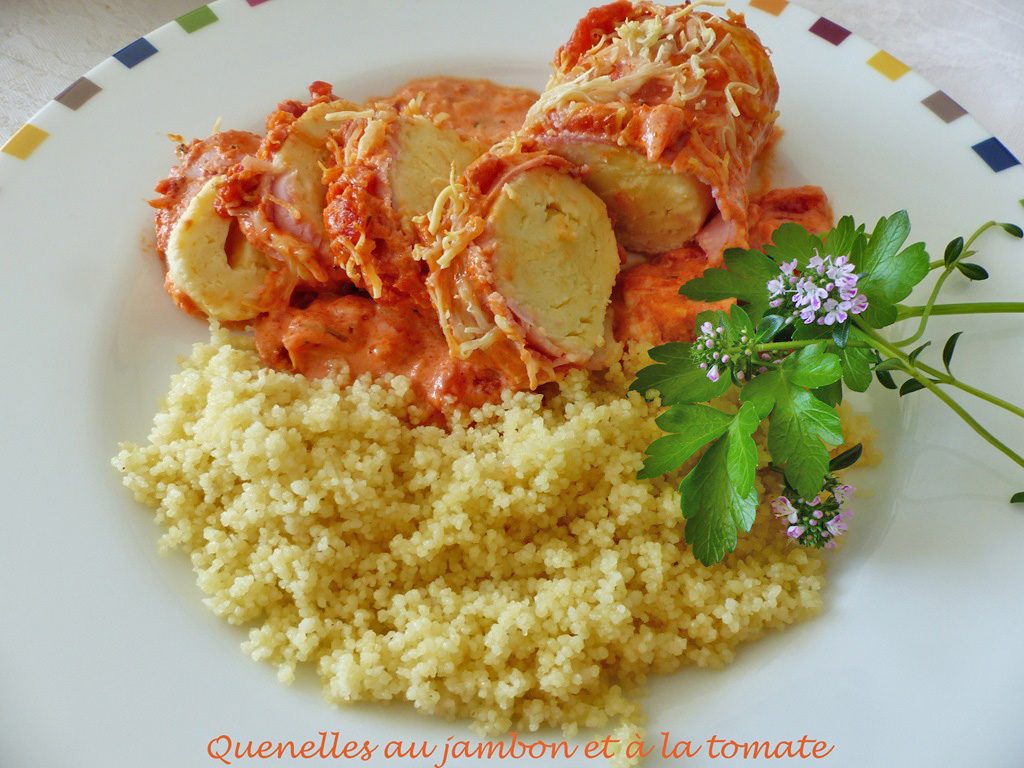 Quenelles au jambon et à la tomate - Croquant Fondant Gourmand