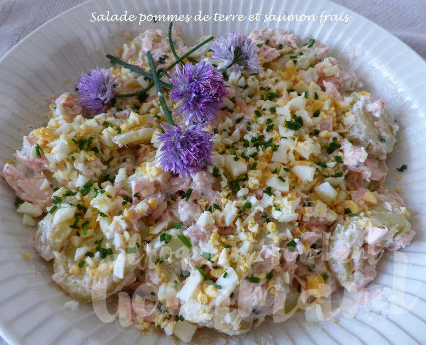 Salade pommes de terre et saumon frais P1100855 R