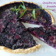 Quiche myrtille framboise et verveine P1110353 R