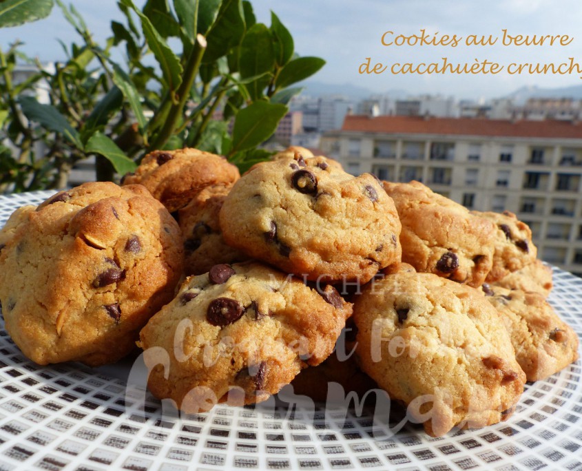 Cookies au beurre de cacahuète crunchy P1140252 R