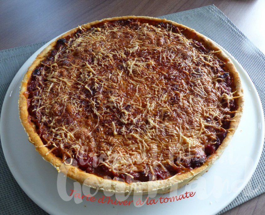 Tarte d'hiver à la tomate