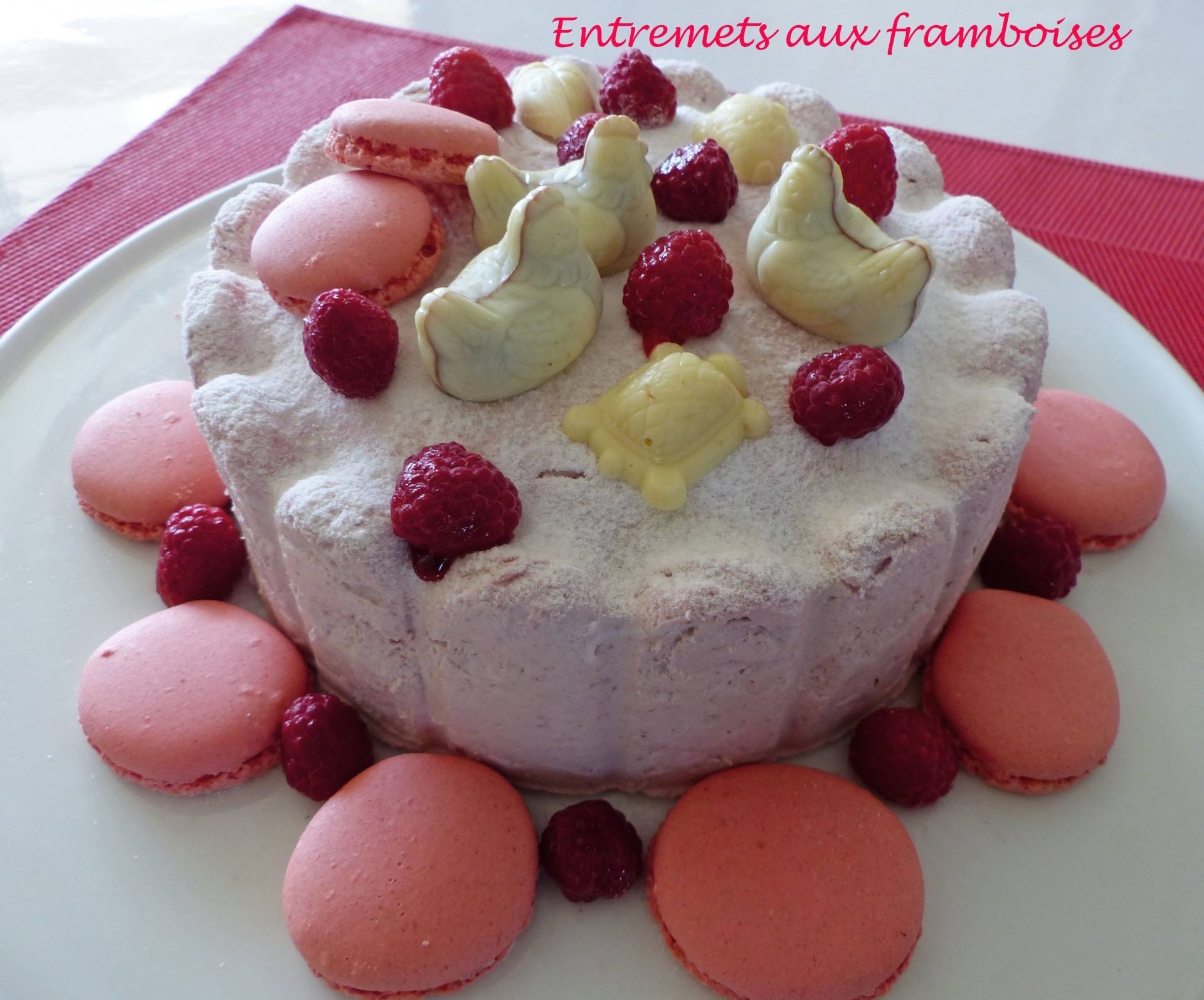 Entremets Aux Framboises P1170405 R - Croquant Fondant Gourmand