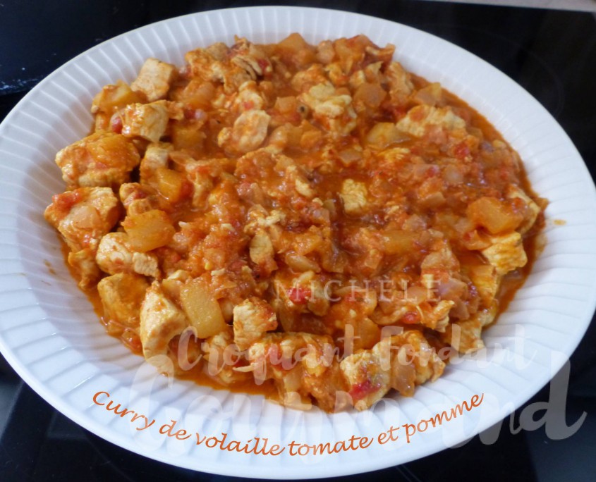 Curry de volaille tomate et pomme P1170380 R