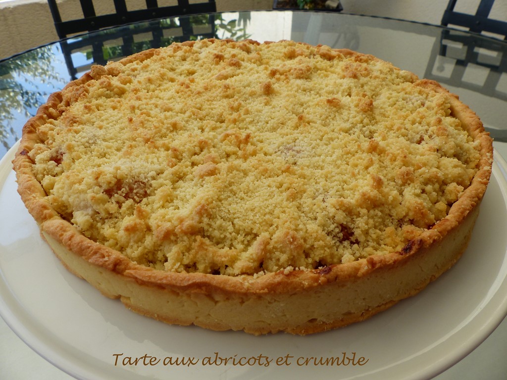 Tarte Aux Abricots Et Crumble Foodista Challenge Croquant