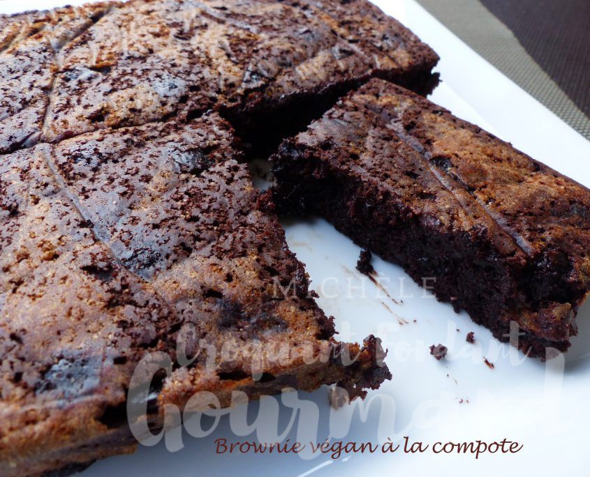 Brownie végan à la compote P1120380 R