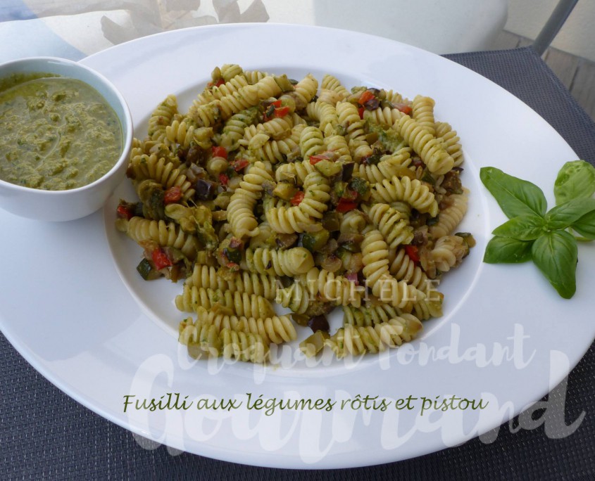 Fusilli aux légumes rôtis et pistou P1190271 R