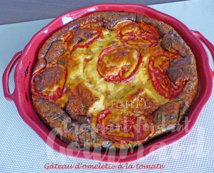 Gâteau d'omelette à la tomate P1180987 R