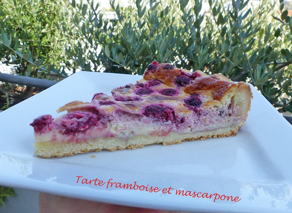 Tarte Framboise Et Mascarpone - Croquant Fondant Gourmand