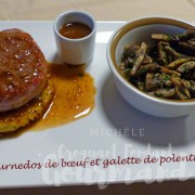 Tournedos de bœuf et galette de polenta P1200390 R