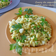 Curry de coquillettes petits pois-chou-fleur P1240653 R