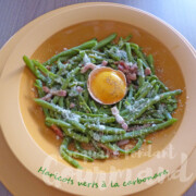 Haricots verts à la carbonara P1250026 R