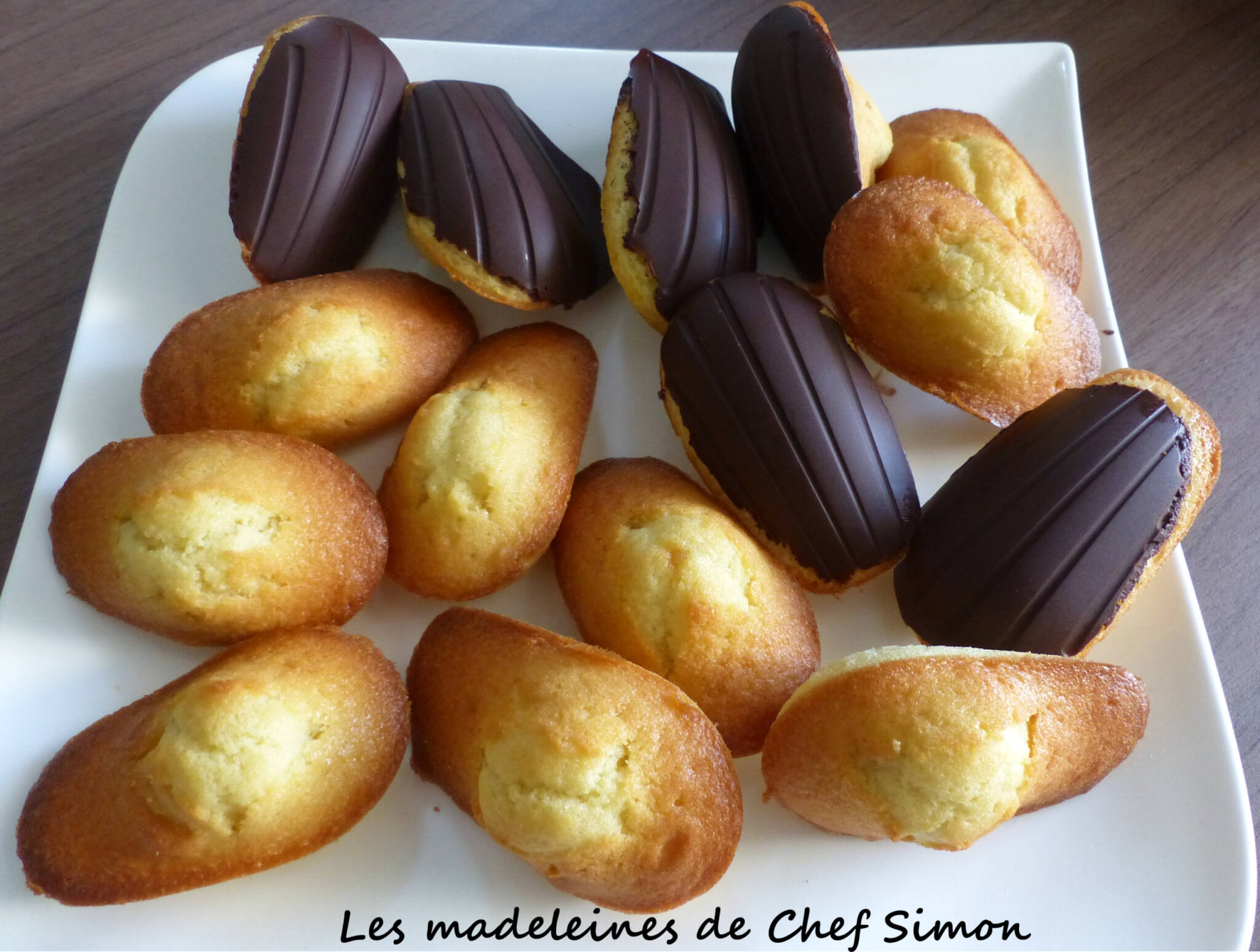Recette Madeleines de Laurent Mariotte au cake factory sur Gigi