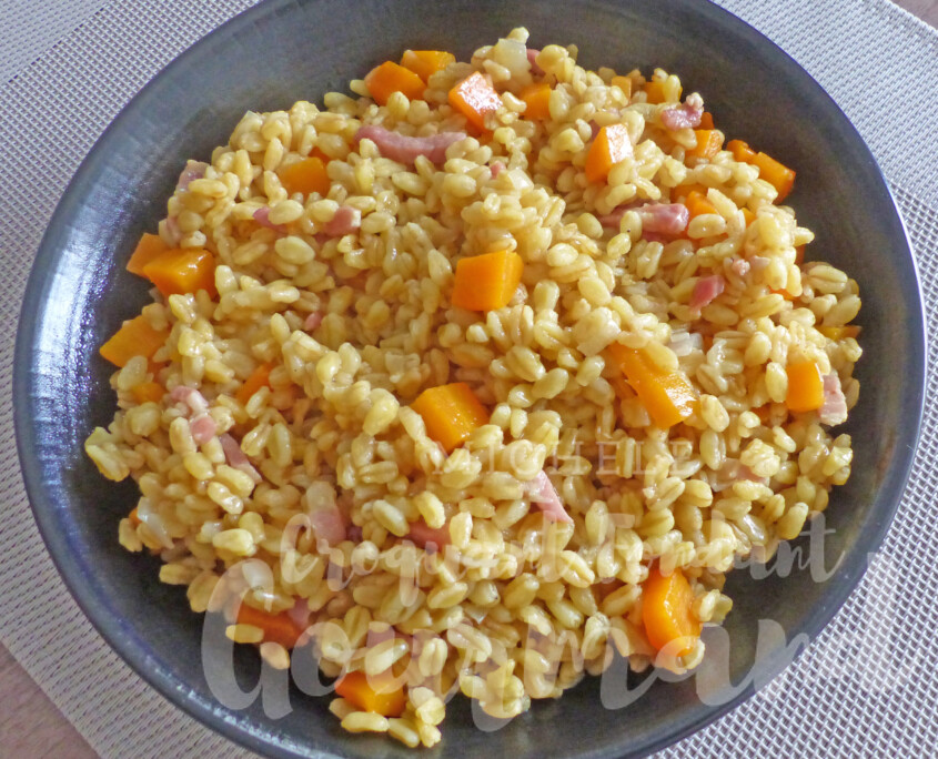 Poêlée de blé aux carottes et lardons P1270564 R