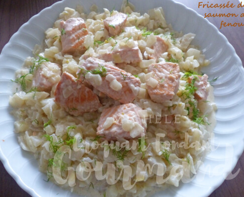 Fricassée de saumon au fenouil P1280272 R