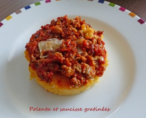 Polenta et saucisse gratinées P1280330 R (Copy)