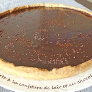 Tarte à la confiture de lait et au chocolat P1000507 R (Copy)