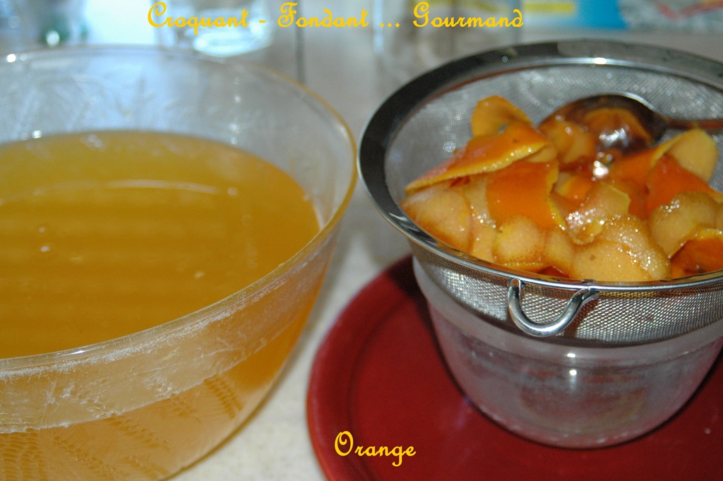 Sirop citron ou orange - Croquant Fondant Gourmand