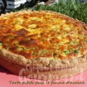 Tarte petits pois et farine d'avoine P1270041 R