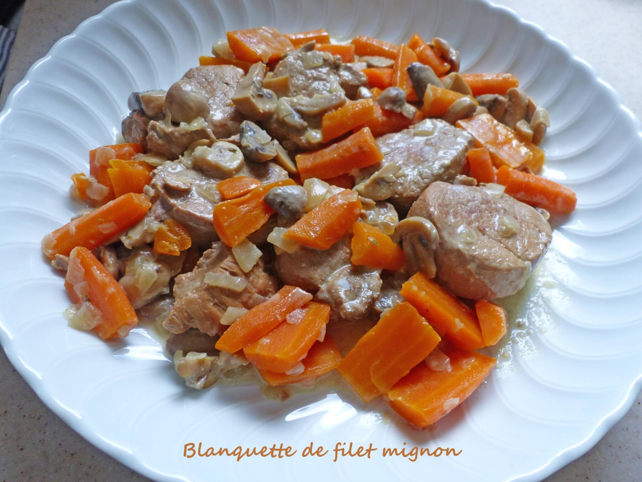 Blanquette De Filet Mignon - Croquant Fondant Gourmand